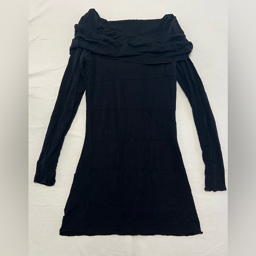 Caraucci Texture Cowl Neck Tunic